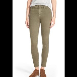 Madewell high riser skinny jeans